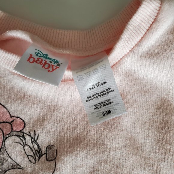 Disney Baby Minnie Mouse Set. 0-3 Months. Very Gently Worn. - Picture 3 of 3